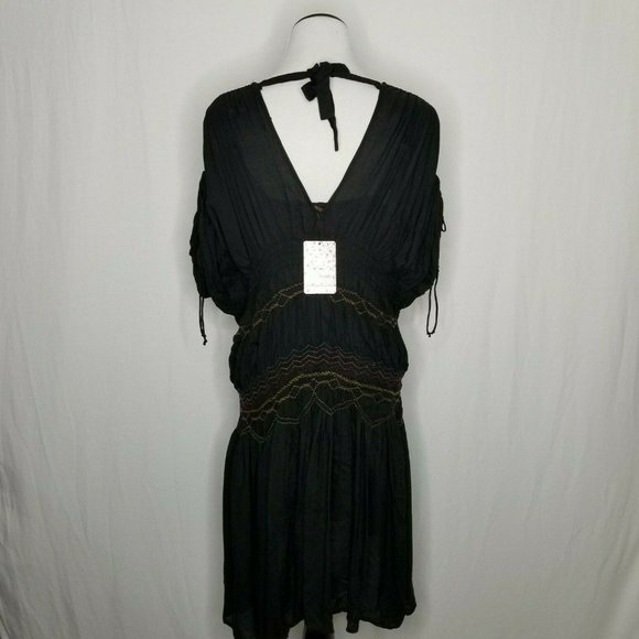 Free People Rainbow Embroidered Smocked Dress - Picture 6 of 8